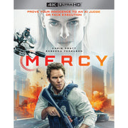 MGM Mercy 4K Ultra HD Blu-ray Sci-Fi Action Drama, Dolby Sound, Widescreen, PG-13, 1009175500