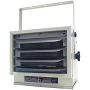 Comfort Zone Industrial Steel Electric Ceiling Mount Heater, 3 Heat Levels up to 5,000 watts, White