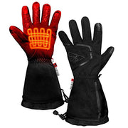 ActionHeat Featherweight AA Battery Heated Gloves for Men, Black, Small-Medium, Lightweight Cold Weather Gloves with Silicone Grip and Waterproof Battery Pocket