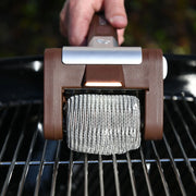 Horsepower Giddy Up Bristle-FreeHeavy-Duty Stainless Steel Bristle Grill Brush, Brown