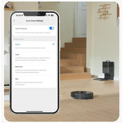 Roborock Q85Max+ Robot Vacuum and Mop with Self-Emptying Obstacle Avoidance LiDAR Navigation 5500Pa Suction Power and App Control(Black)