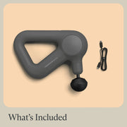 Therabody Theragun Relief 3-Speed Handheld Percussive Massager, Gray