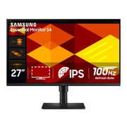 Samsung 27-Inch Borderless Business Monitor, IPS Panel, 100Hz Refresh Rate, USB Hub, Height Adjustable, Black, LS27D402GANXGO