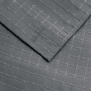 Mainstays 7014101WWGRY Eco-Friendly Waffle-Weave Fabric Shower Curtain, with Recycled Polyester, 72