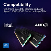 Crucial Pro 64GB DDR4 3200MHz CL22 UDIMM Desktop Memory Kit, 2x32GB, Black, CP2K32G4DFRA32A