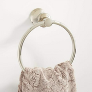 Signature Hardware 446875 Pendleton Towel Ring, Polished Nickel