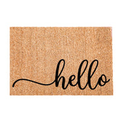 Follure 10086 Coir Welcome Mats For Front Door, Funny Door Mats Outside