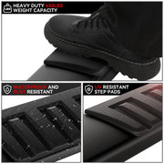 DNA Motoring Black 6 Inch Flat Side Step Bar Running Boards for 09-24 Ram 1500 Classic, Ram 2500, Ram 3500 Crew Cab STEPB-A-0028