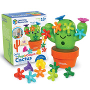 Learning Resources Carlos The Pop & Count Cactus Toddler Learning Toy, 16 Pieces, Multicolor, Ages 18 Months and Up, LER9125