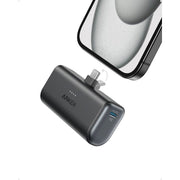 Anker Nano 5000mAh 22.5W Power Bank with Built-in USB-C Connector - Black