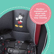 Disney Baby Easy Elite Slim All-In-One Convertible Car Seat, Extended Use 5-100 lbs, Slim Design, 5-Point Harness, Adjustable Headrest, Machine-Washable, Modern Minnie CC406HDB