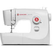 Singer M1150 Lightweight & Portable Sewing Machine With 45 Stitch Applications LED Light & 1-Step Buttonhole, White