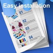 Denvoer 502;t502 502 Ink Bottles for Epson 502 Ink Bottles Epson Ink 502 Refills (Black Cyan Magenta Yellow 4 Pack)