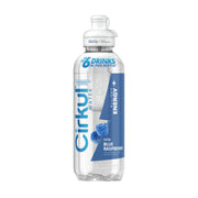 Cirkul GoSip Flavored Water Bottle with Blue Raspberry Flavor Cartridge, 18.3 Fl Oz, Plastic, Caffeine Enhanced