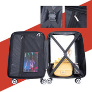 Tripcomp 4 Piece Suitcase Set (14/20/24/28), Orange