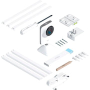 Miku MP-101A1 Pro Smart Baby Monitor With Wall Mount, White