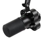 FIFINE K688 Dynamic Studio Microphone with USB-C and XLR, Cardioid Pattern, 130dB SPL, Headphone Jack, Mute Button, Gain Control
