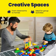 Slab Dream UCTY01000-04 Lab Gray Starter Baseplate 4-Pack