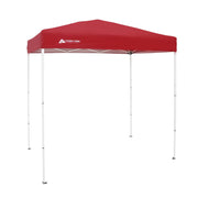 Ozark Trail FGA64S1 4' x 6' Instant Pop-up Straight Leg Outdoor Canopy Type Shading Shelter, Brilliant Red