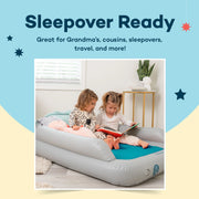 SlumberPod ST-GRA-TEA SlumberTot Inflatable Toddler Travel Mattress with Electric Air Pump