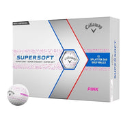 Callaway Golf Supersoft 2023 Splatter 360 Golf Balls, Pink, 12 Count, Soft Feel, Superior Spin Performance