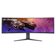 LG 45GR75DC-B.AUS UltraGear QHD 1ms 200Hz Curved Gaming Monitor with USB Type-C 45