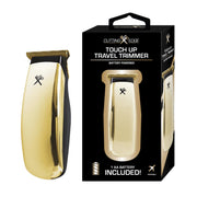 Xtreme Personal Care Touch Up Travel Trimmer, Hypoallergenic Self-Sharpening Blades, Compact, Battery-Powered, 3 Guide Combs (3mm, 6mm, 10mm)