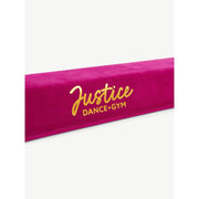 Justice 8FT Folding Gymnastics Balance Beam, High-Density EVA Core, Non-Toxic Anti-Slip Suede, Purple