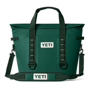 YETI Hopper M30 Soft Cooler with ColdCell Insulation, MagShield Access, DryHide Shell, Black Forest Green, 42-Can Capacity