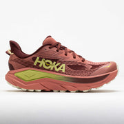 Hoka Women's Challenger 8 Road Trail Running Shoes, Enhanced Cushioning, Blush/Dark Cedar, Size 8.5