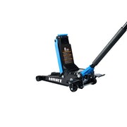 Hart Heavy Duty 2 Ton Hydraulic Garage Jack, Dual Piston System, 18 in Maximum Lift, Blue