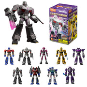 Blokees Transformers Galaxy Version 07 One Wave 2 Action Figures Set of 9, 4-Inch Poseable Collectible Model Kits, Multicolor, 71107