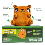 DSS Games Gimme That Muskrat Rodent-Tossing Party Game with Electronic Marvin Muskrat and 200 Prompt Cards for Family Game Night Ages 8 and Up N007606