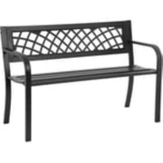 FDW Patio Park Garden Bench Porch Path Chair Outdoor Deck Steel Frame New 545 - Frame Material: Steel
