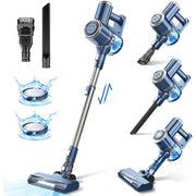 Prettycare W200 Cordless Stick Vacuum Cleaner Lightweight for Carpet Floor Pet Hair
