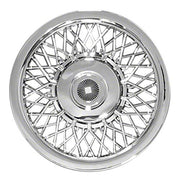 Coast to Coast International Wheel Cover Set, Universal 15 Inch Chrome Plated Lace Spoke Design, Set of 4, IWC1215