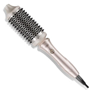TYMO Stylux Thermal Brush, 1.7-Inch Ceramic Barrel, Heated Round Styler, 2-in-1 Straightening and Curling Tool, Gold, HC305G