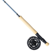 Pflueger President Fly Fishing Rod and Reel Combo, 8 ft Medium-Action Carbon Composite Rod, Left-Handed 7/8 Size Large-Arbor Graphite Reel, EVA Foam Handle, 4-Piece, PFCBOPR808