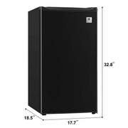 Arctic Chef 3.2 Cu. Ft. Compact Refrigerator - Black
