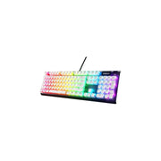 SteelSeries PRISMCAPS Universal Double Shot PBT Keycaps, Black, 104 Keys with Enhanced RGB Lighting, Compatible with Mechanical Keyboards, 60200