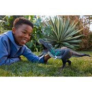 Mattel Jurassic World Muscle Madness Tyrannosaurus Rex Action Figure, 21.5-Inch, Multicolor, Grow Feature and Roar, JKG92