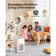 AIRFIRE H13 True HEPA Air Purifier, Quiet 22 dB Operation, Covers Up to 1300 Sq Ft, Activated Carbon Filter, 3 Fan Speeds, Timer, Aromatherapy, AP205