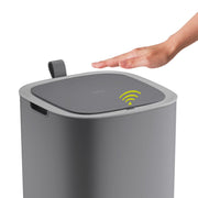 Eko Morandi Motion Sensor Trash Can, Matte Black, 3.17Gal