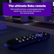 Roku 4850R Ultra 2024 Streaming Device - 4K HDR10+ Dolby Vision & Atmos with Rechargeable Voice Remote Pro