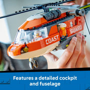 LEGO City Coast Guard Helicopter Building Toy, 551 Pieces, Multicolor, Ages 7+, 6585656