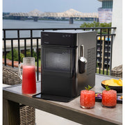 GE Profile Opal 2.0 Ultra Nugget Ice Maker with Scale Inhibiting Filter, WiFi, Touch Display, Black, 38 lbs Daily Production, XPIO23SWBB
