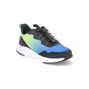 Athletic Works Little and Big Kids Bungee Mesh Jogger Sneakers, Size: 1, Blue Multi - Closed Toe