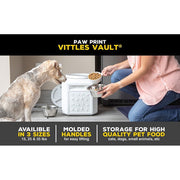 Gamma2 Vittles Vault Pet Food Storage Container, Airtight, BPA-Free, Gray, 15 lb Capacity, 4315
