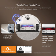 Roborock Q10 X5+ Robot Vacuum and Mop, 10,000Pa Suction, Self-Emptying Base with 7-Week Capacity