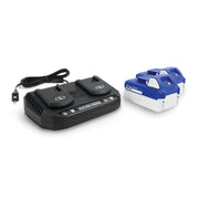 Snow Joe 24-Volt Power Tool Battery Kit, 2 x 4.0-Ah Lithium-Ion Batteries, Dual-Port Charger, 24V-4AMP-SK2D